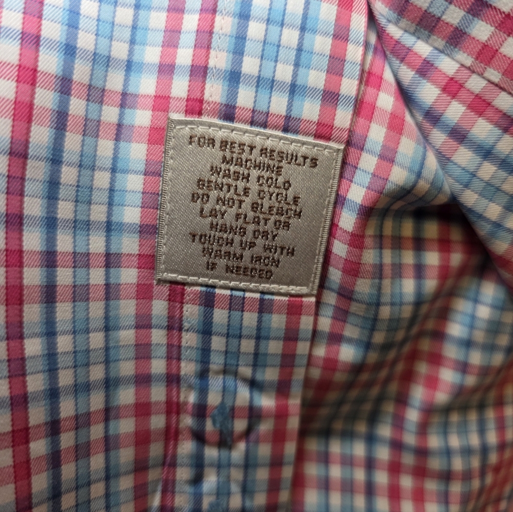 Peter Millar Multicolor Plaid Button-Down Shirt - image 5